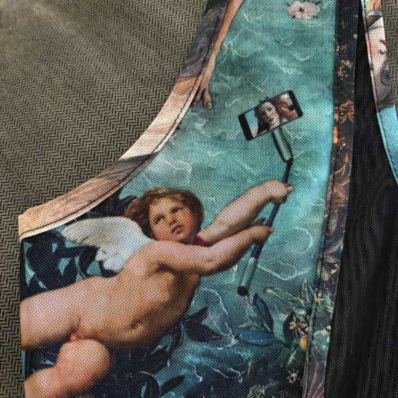 Genevieve Bodysuit in Multi Renaissance - Picture 8 of 9